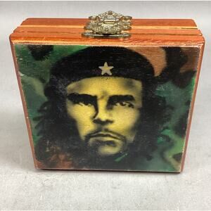 CHE GUEVARA Tavarez 2 Layer Cigar Box - Handmade In Dominican Republic